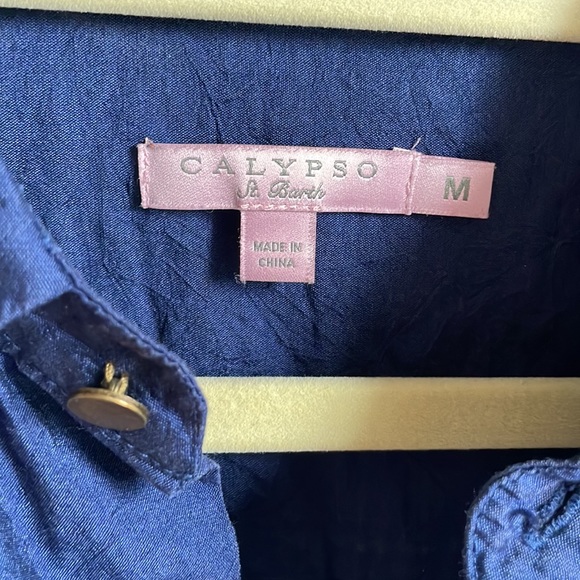 Calypso St Barth dress, blue, size M, - Picture 7 of 7